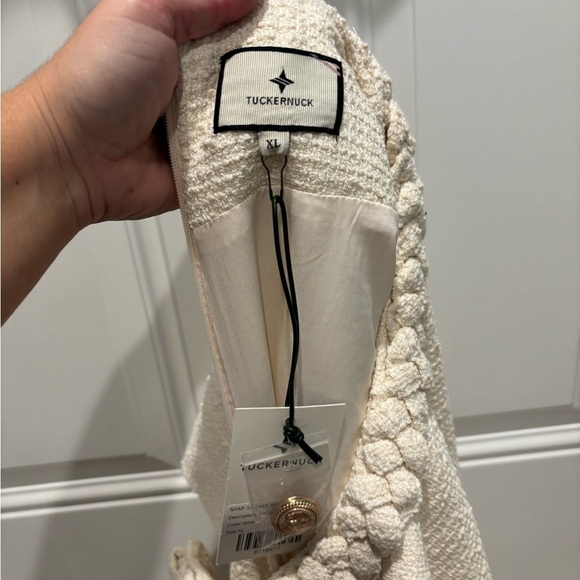 Tuckernuck Pearl White Tweed Jackie Dress - Picture 6 of 7